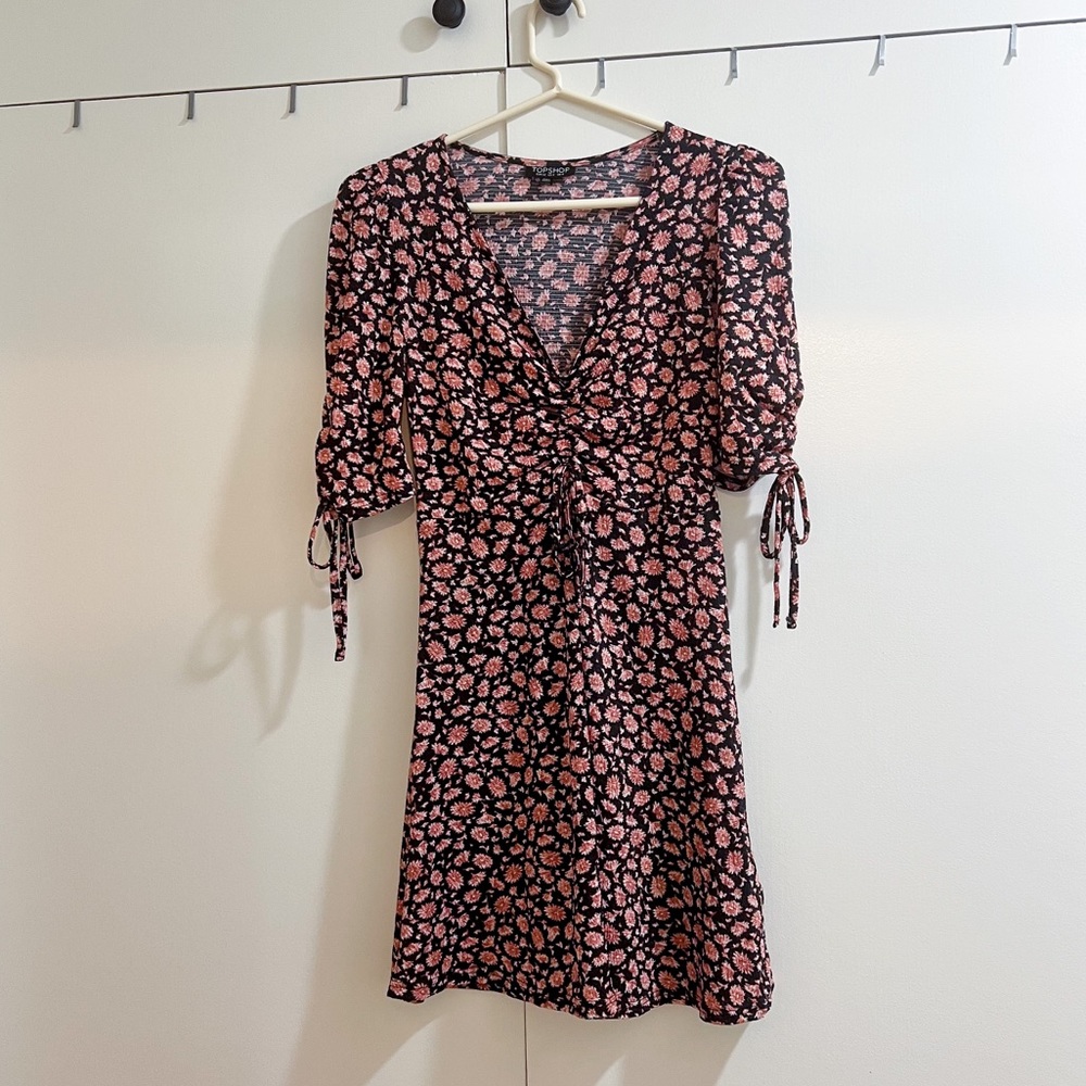 Topshop Floral Tea Dress